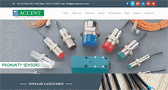 Desktop Screenshot of accentsensors.com